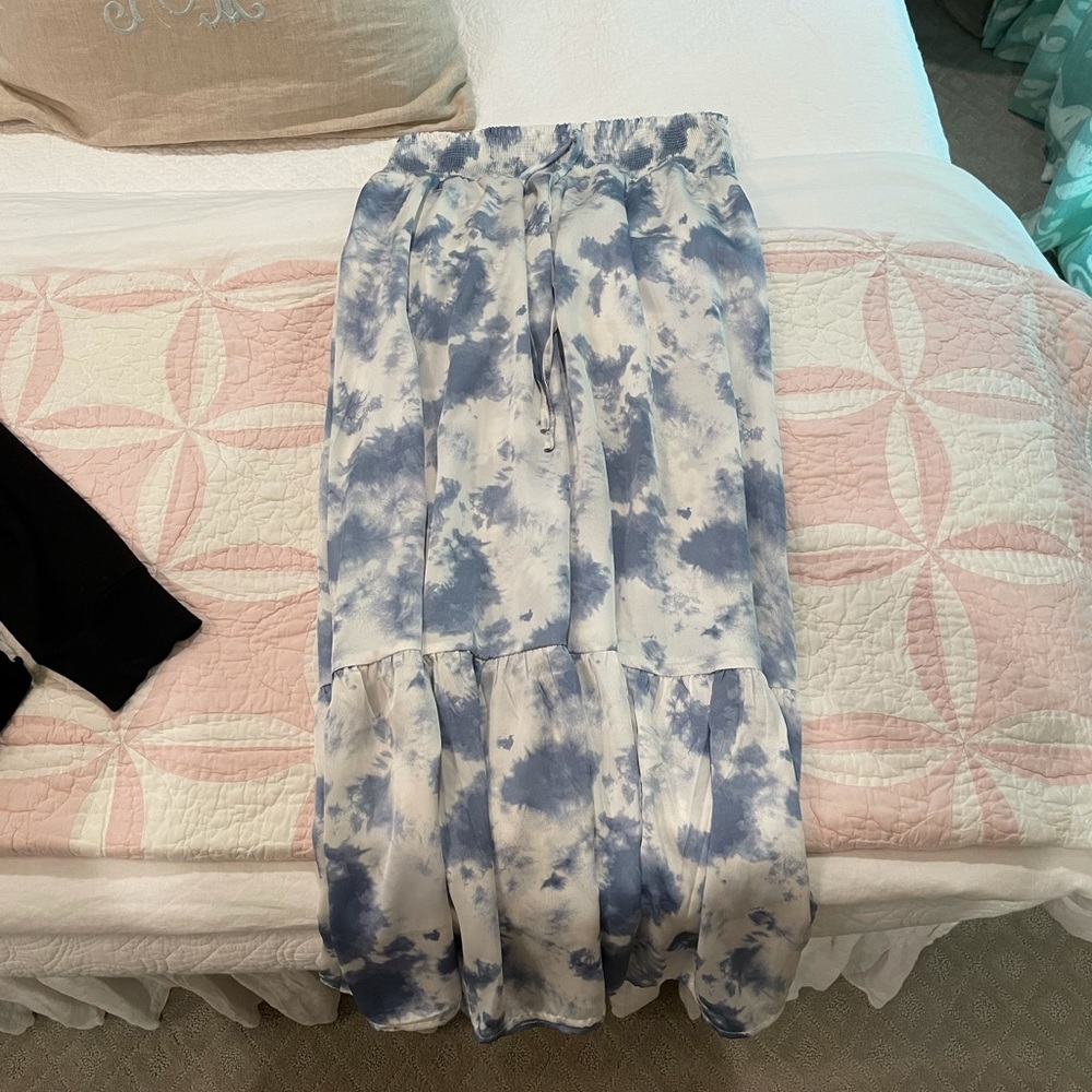 Tie Dye Maxi Skirt